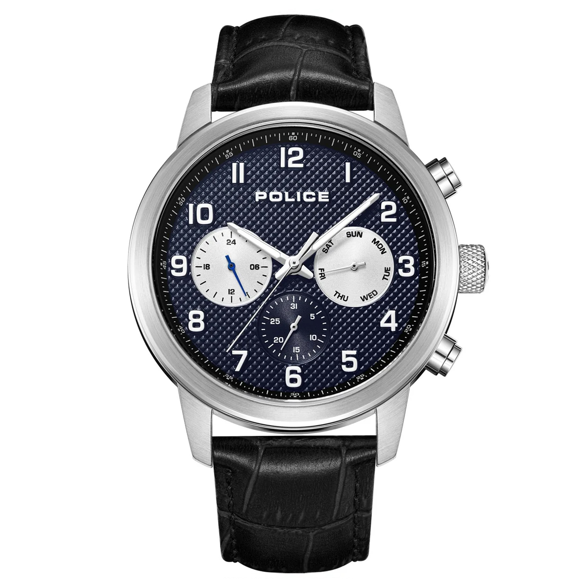 MONTRE POLICE HOMME M.FONCTION CUIR